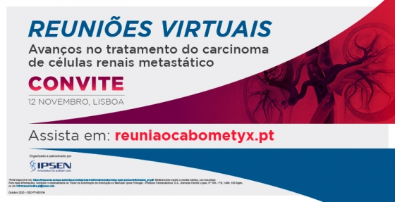 Últimos dias de inscrições para o webinar "Os avanços no tratamento do carcinoma de células renais metastático"
