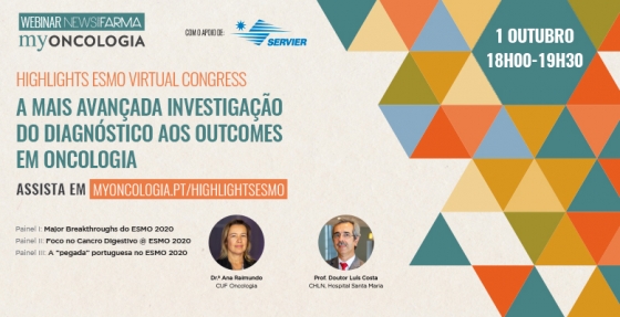 Webinar Highlights ESMO Virtual Congress 2020: saiba que estudos vão ser apresentados