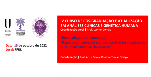 O papel da citometria de fluxo na imunoterapia do cancro em destaque no IV Curso de Pós-Graduação e Atualização da FFUL