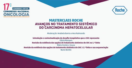 Não perca a masterclass "Avanços no tratamento sistémico do carcinoma hepatocelular" no 17.º CNO