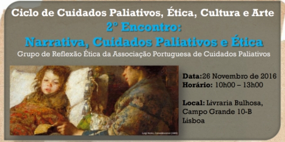 APCP promove 2.ª edição do Ciclo de Cuidados Paliativos, Ética, Cultura e Arte