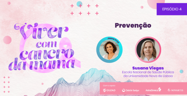 Prevenção em destaque no 4.º episódio do podcast “Viver com cancro da mama”