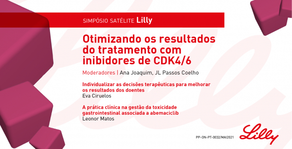 Amanhã, assista ao simpósio da Lilly "Otimizando os resultados do tratamento com inibidores de CDK4/6"