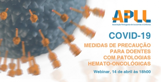 Decorre hoje webinar da APLL sobre precauções para doentes oncológicos durante a pandemia