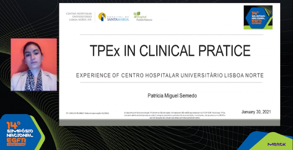 14.º Simpósio Nacional EGFR - TPEx* na prática clínica: a experiência do Centro Hospitalar Universitário Lisboa Norte