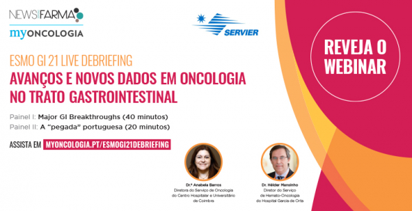 Dr.ª Anabela G. Barros e Dr. Hélder Mansinho reveem avanços e novos dados do ESMO GI 2021