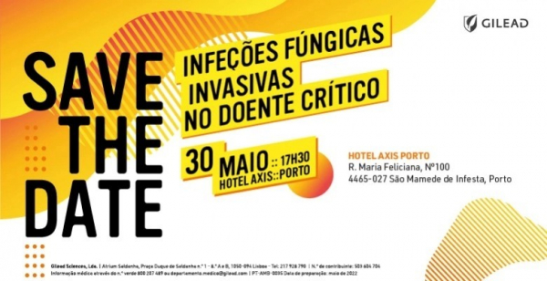 Faltam três dias para o evento "Infeções fúngicas invasivas no doente crítico"