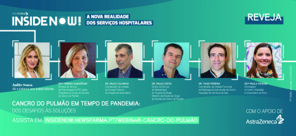 Reveja o webinar da Inside Now sobre cancro do pulmão em tempos de pandemia