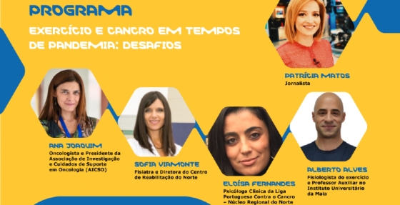 COVID-19: webinar esclarece os desafios relacionados com o exercício físico em doentes oncológicos