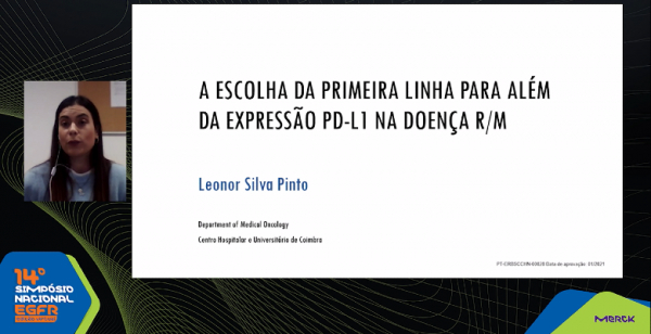 14.º Simpósio Nacional EGFR - A escolha da primeira linha para além da expressão PD-L1 na doença R/M